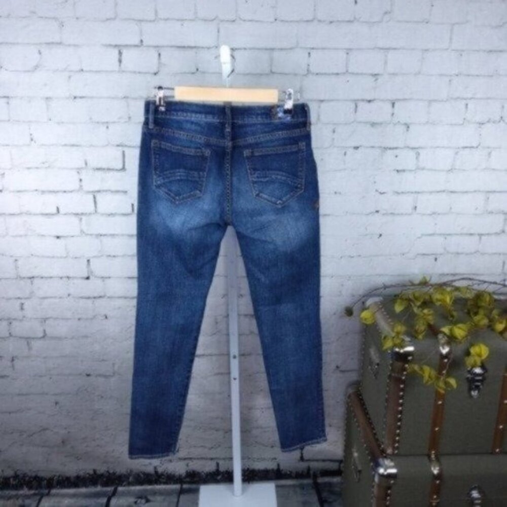 Driftwood Jackie Floral Embroidery Jeans Blue Size 27 - Picture 3 of 8